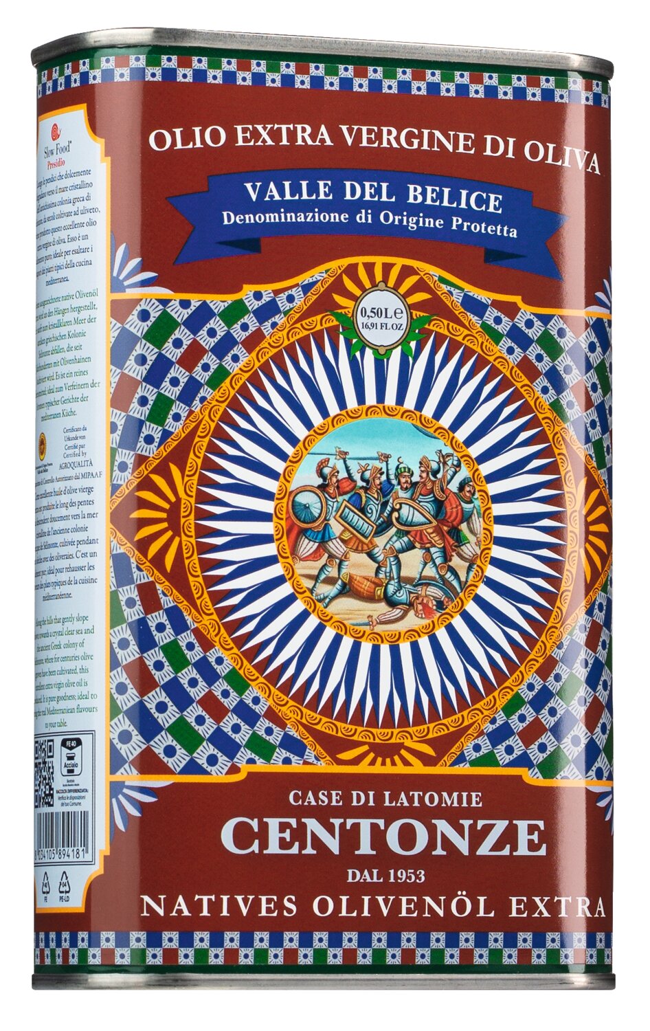 Centonze: Natives Olivenöl extra - Valle del Belice DOP, 500ml