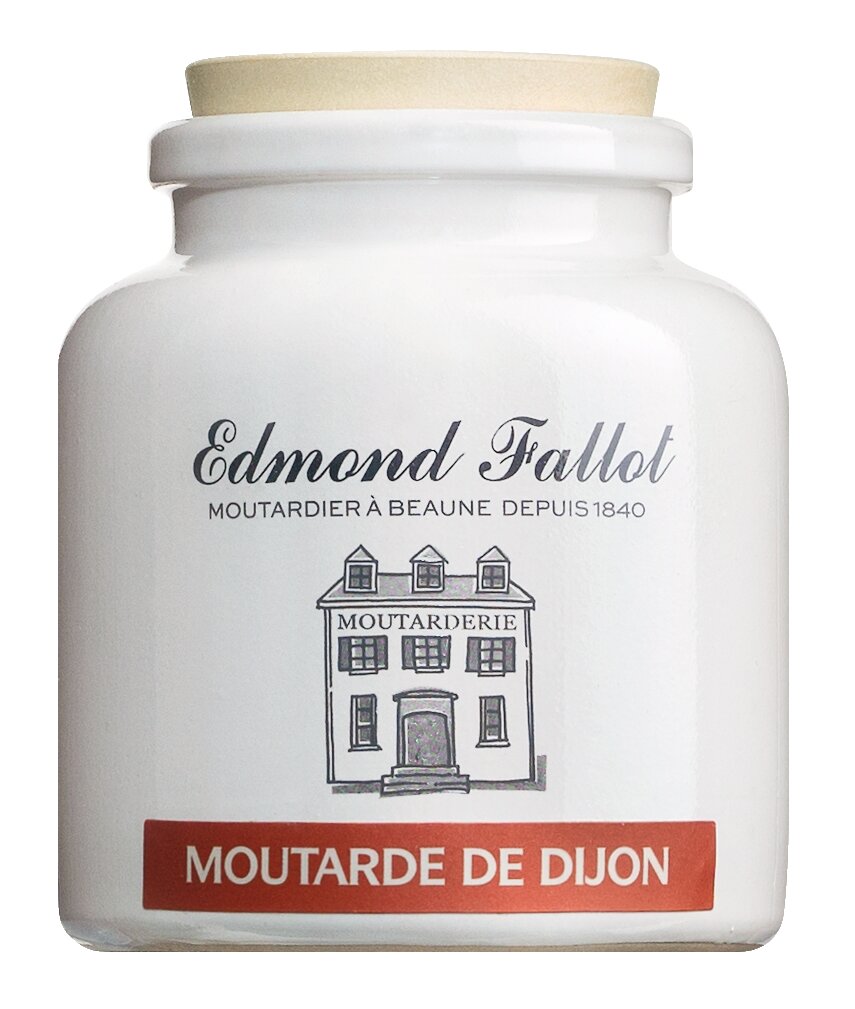 Fallot: Moutarde de Dijon im Steintopf - Dijon-Senf - Dijonsenf, 460 ml