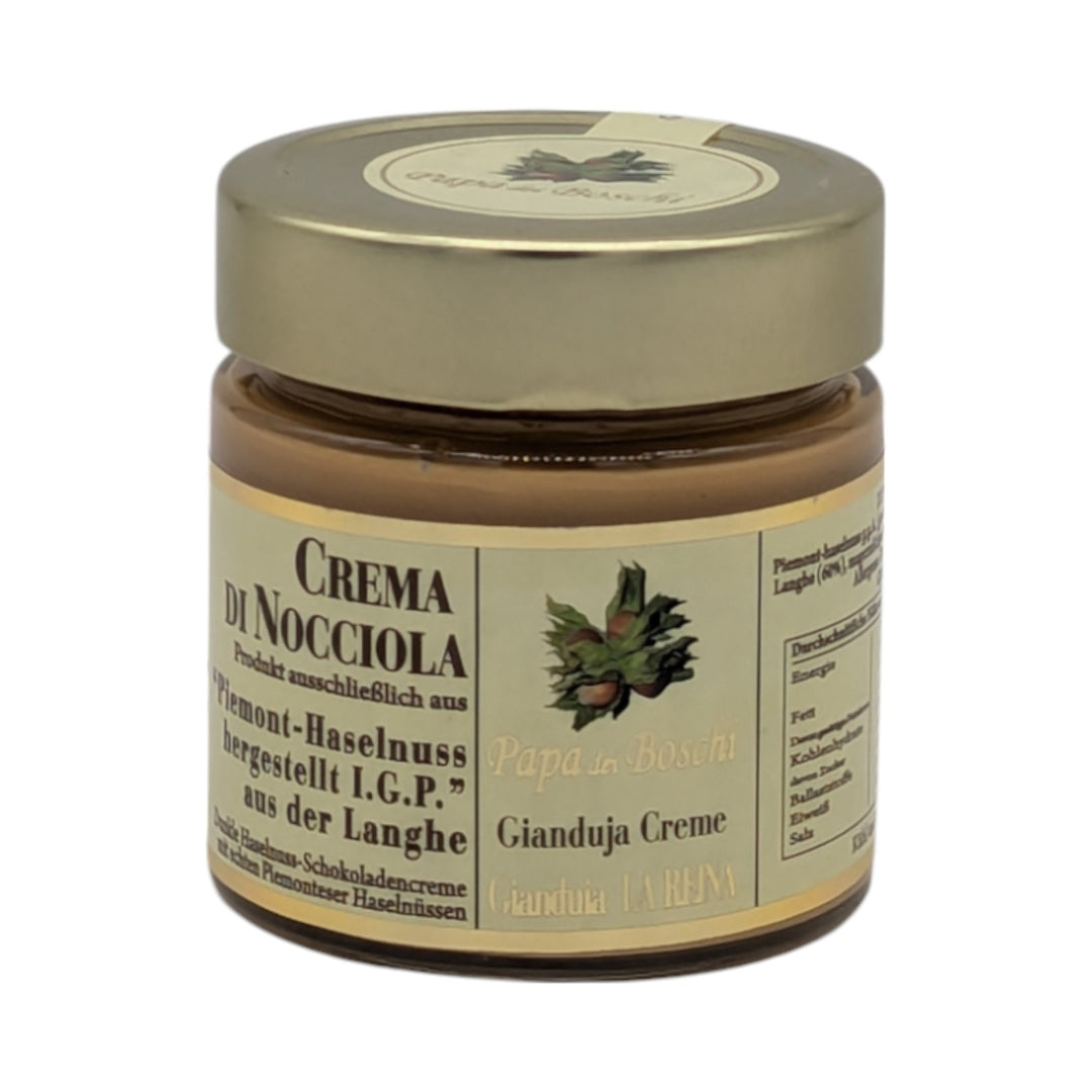 Papa dei Boschi: La Reina - Piemonteser Haselnuss Creme  - Crema Reina di nocciola Piemonte, 250g