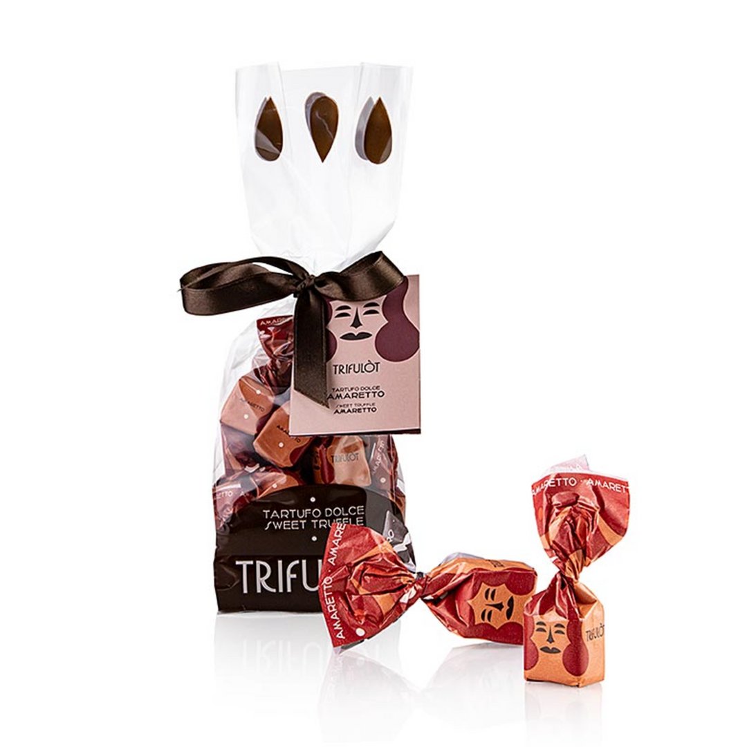 Tartuflanghe : Pralinés aux truffes - Tartufi dolci d'Alba Amaretto aux amandes 200 g