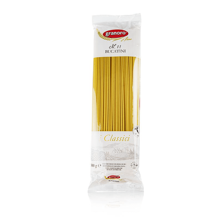 Granoro : Bucatini, macaronis longs et fins, n°11, 500 g