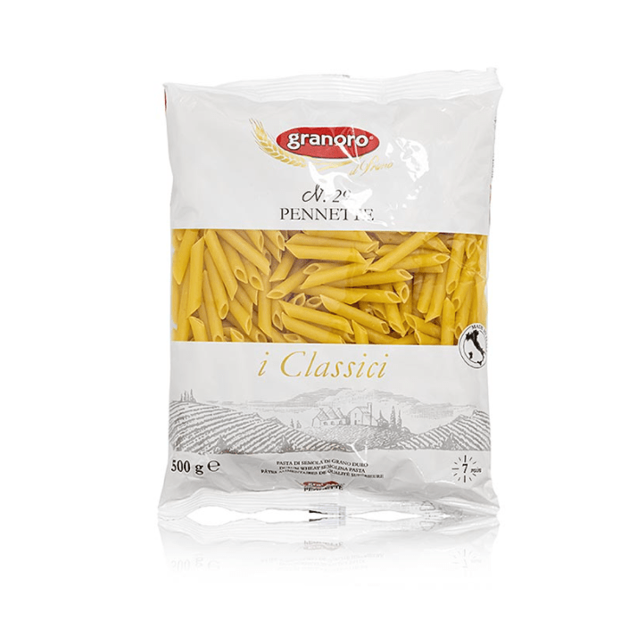 Granoro : Pennette, tubes inclinés, lisses, N°29, 500 g