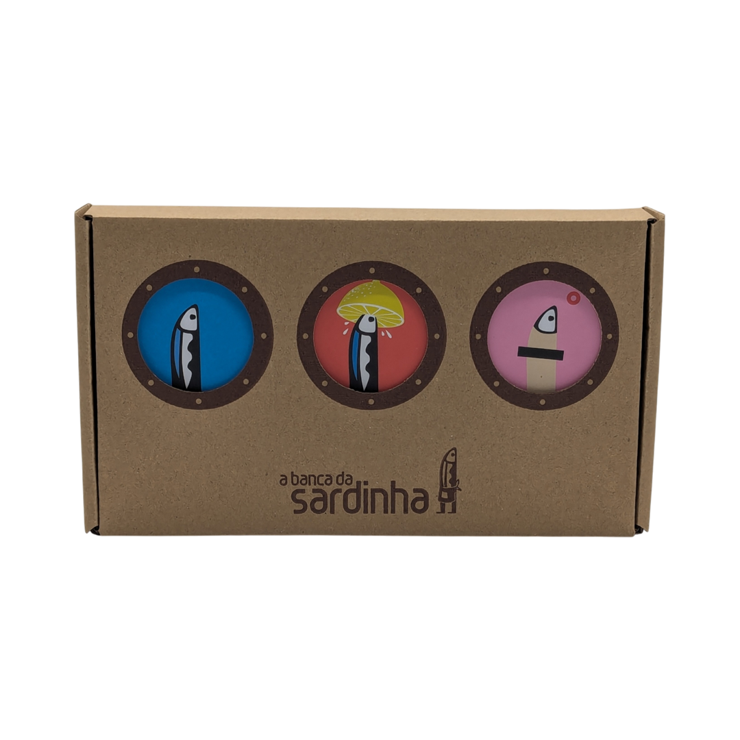 A banca da Sardinha: Sarde dal Portogallo nel pacchetto degustazione, 3x 120g