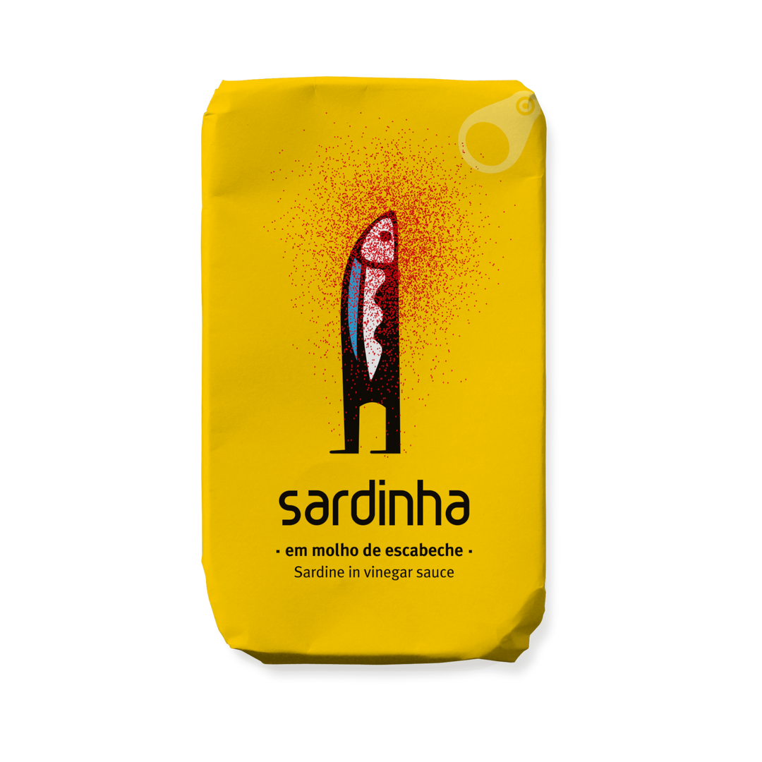 A banca da Sardinha: Sardinen in Essigsauce, 120 g - Piemont Express