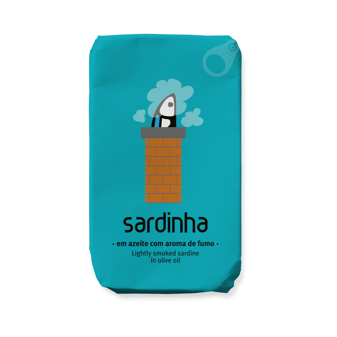 A banca da Sardinha: leicht geräucherte Sardinen in Olivenöl, 120 g