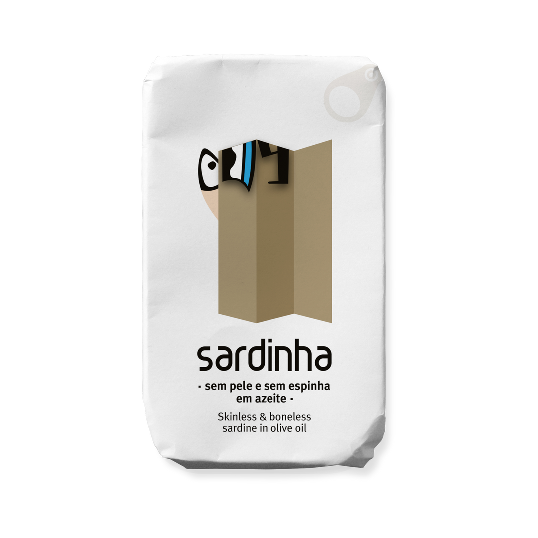 A banca da Sardinha: Entschuppte und entgrätete Sardinen in Olivenöl 120 g