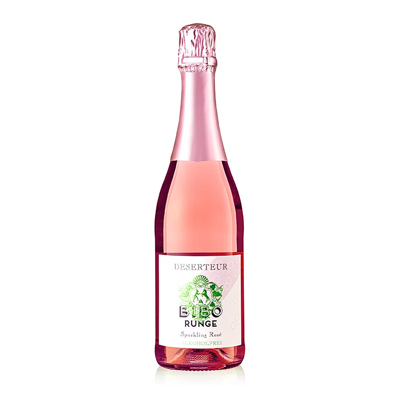 Bibo Runge: Deserteur Sparkling Riesling Rose, alkoholfrei und Vegan