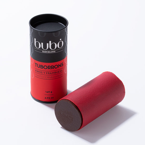 Bubo: Nougat con mais croccante e lampone - Tuborron mais tostato e lampone, 140g