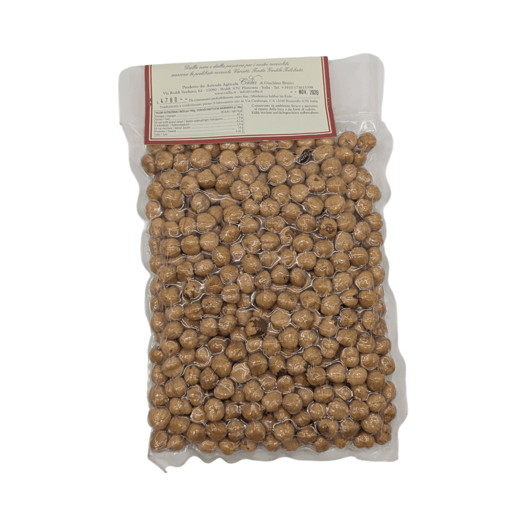 Cadia: Piemonteser geröstete Haselnüsse, Nocciola Piemonte - Tonda Gentile, 500g