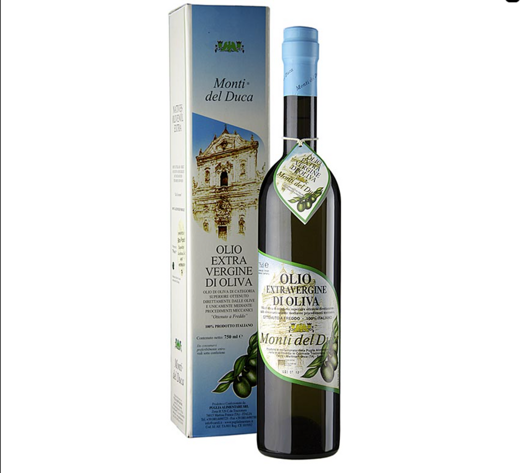 Caroli: Extra virgin olive oil, Caroli selection "Monti del Duca", delicately fruity, 750 ml