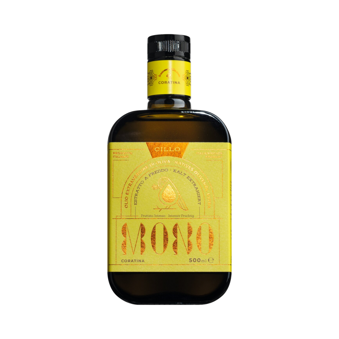 Cillo: Natives Olivenöl extra ,Monocultivar Coratina', 500 ml