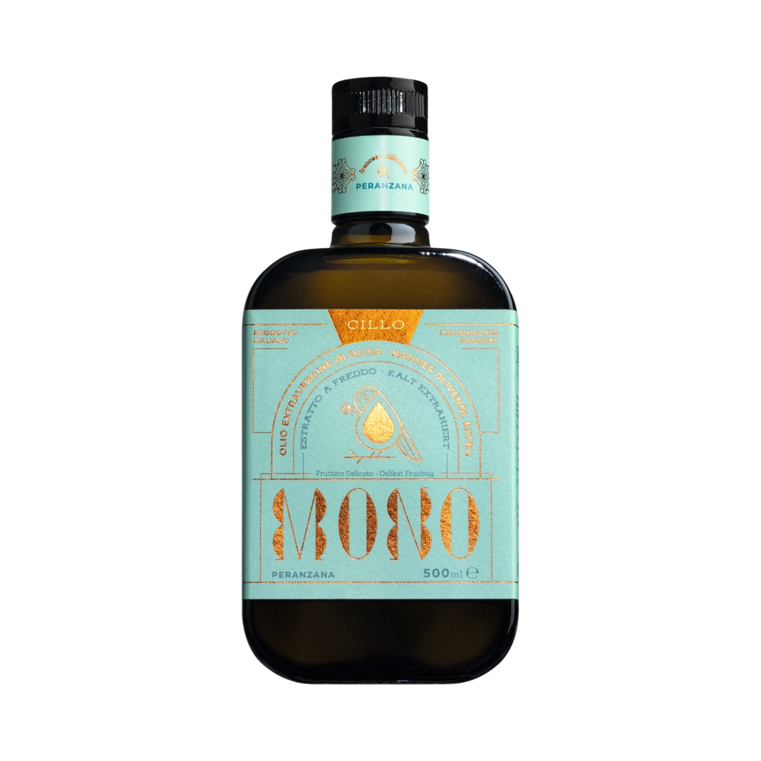 Cillo: Natives Olivenöl extra ,Monocultivar Peranzana', 250 ml - Piemont Express