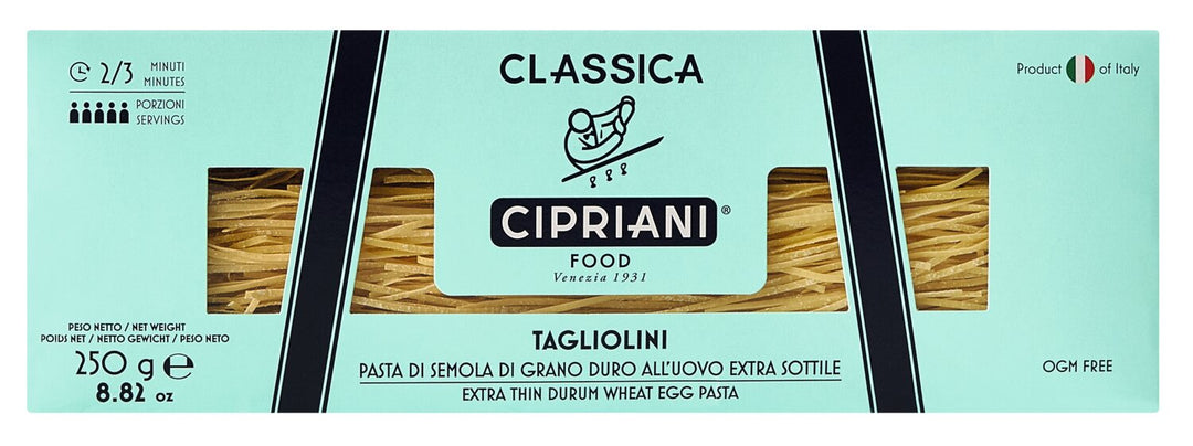 Cipriani: Tagliolini all'uovo - schmale Eierbandnudeln, 250 g