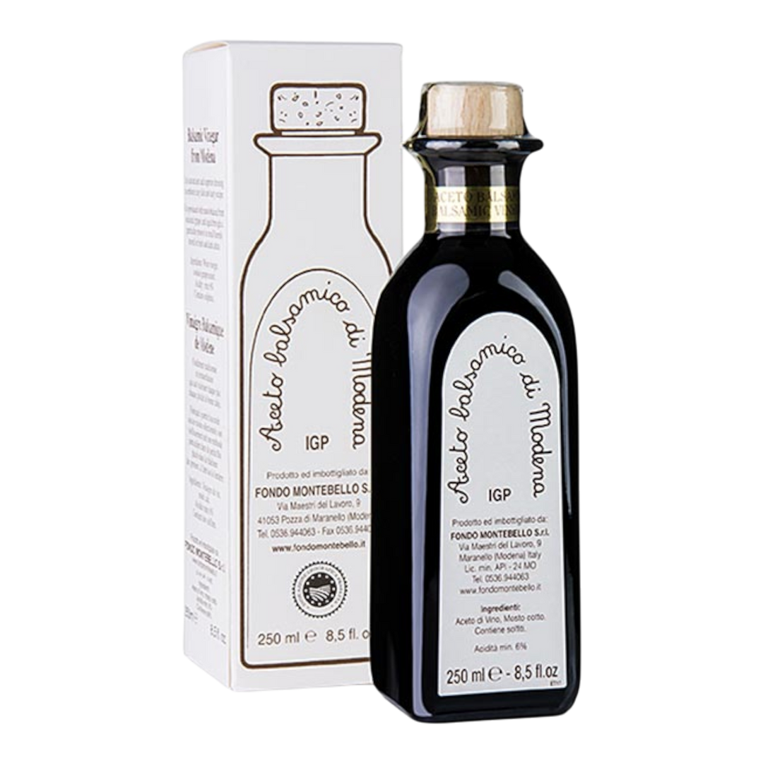 Fondo Montebello: Aceto Balsamico di Modena IGP - weißer Karton FM01, 250ml