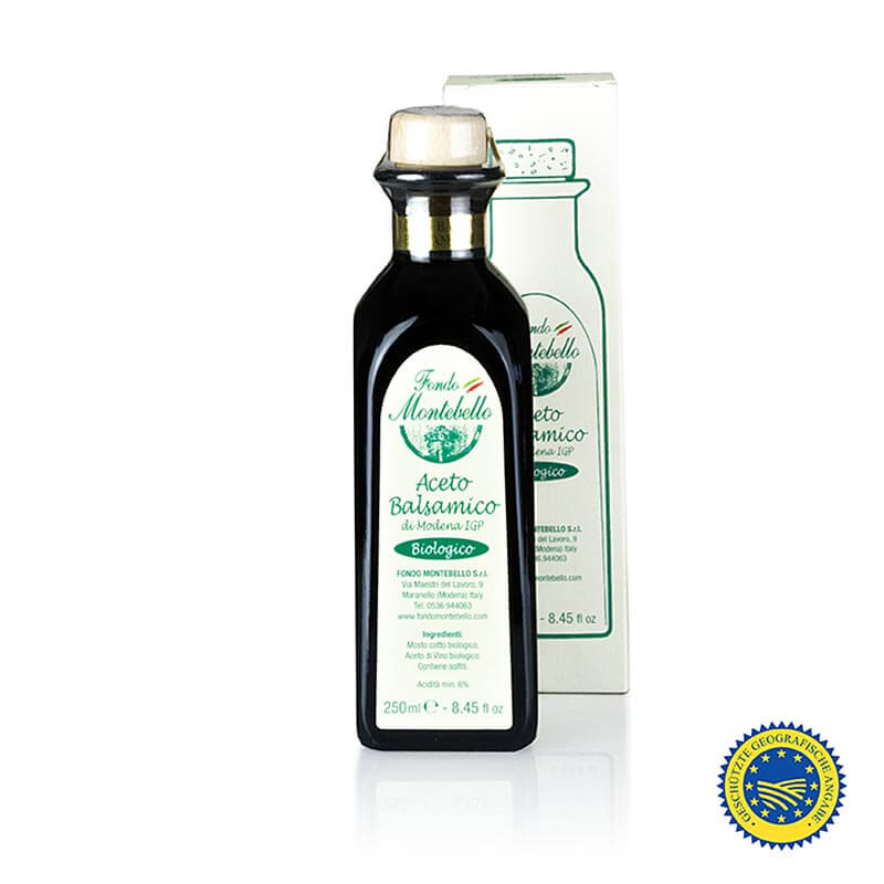 Fondo Montebello: Aceto Balsamico di Modena IGP - biologico FM03, 250ml