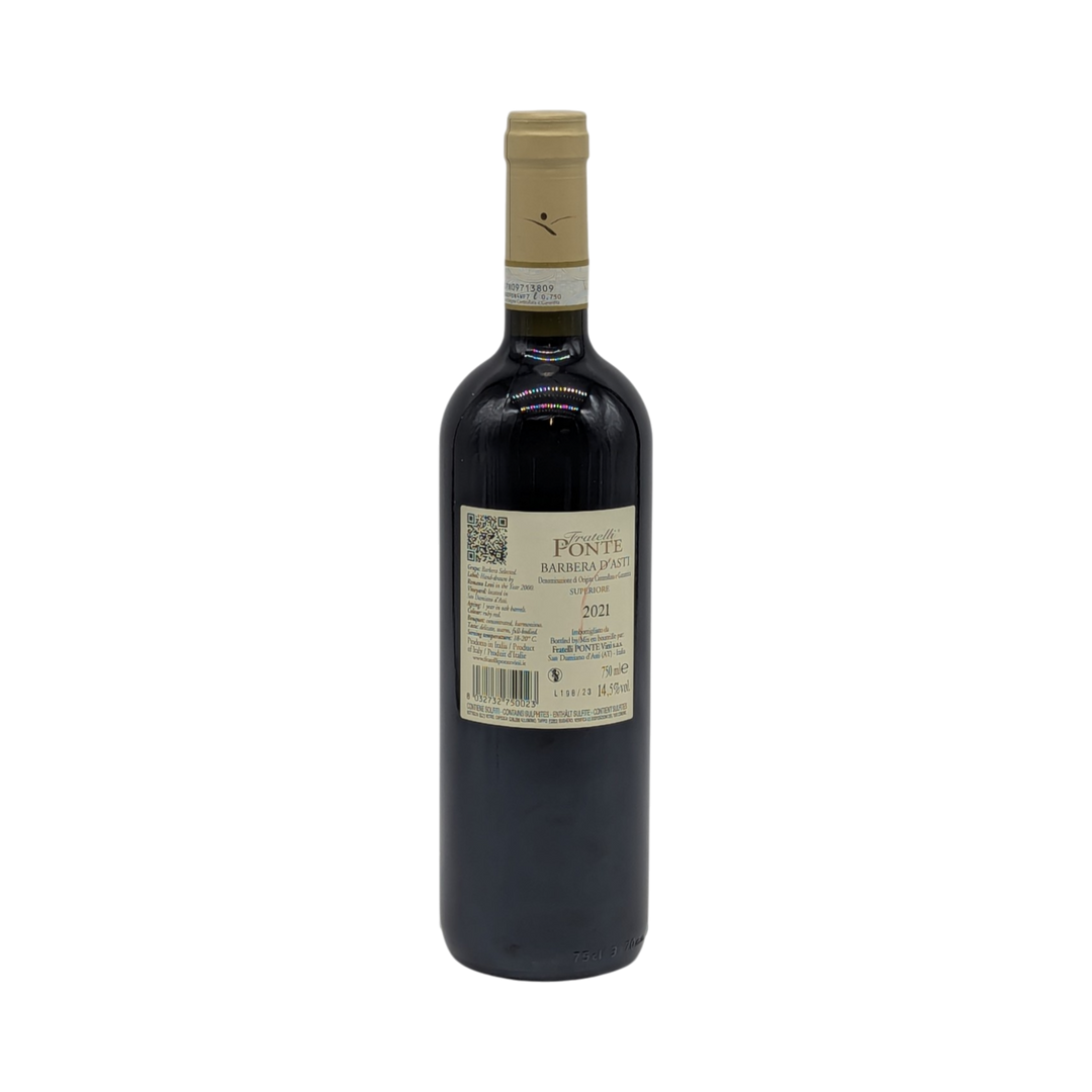 Fratelli Ponte: Barbera d'Asti Superiore DOCG 2021