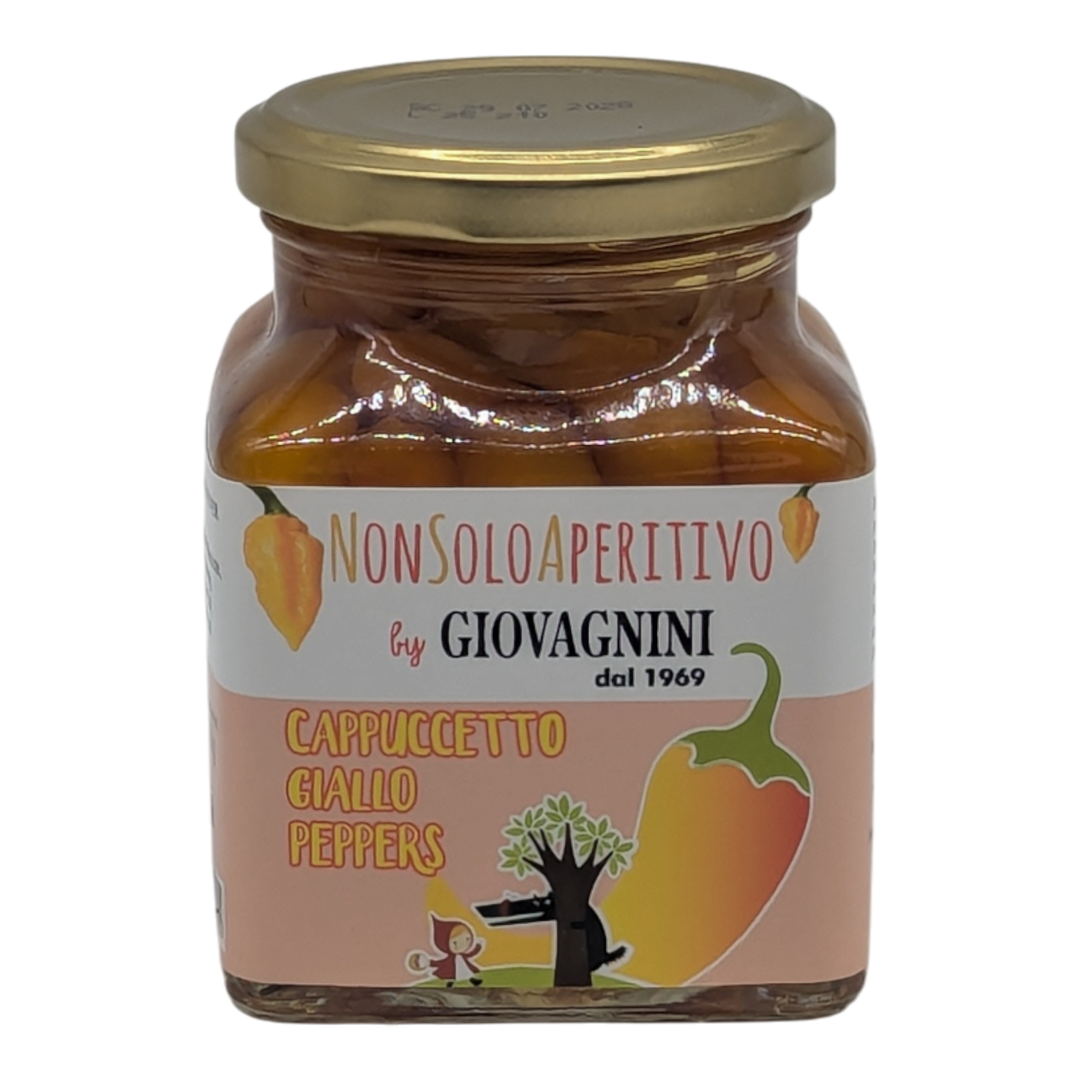 Giovagnini: Cappuccetto GIALLE Peppers - Peperoni Tropfen, 290g - Piemont Express