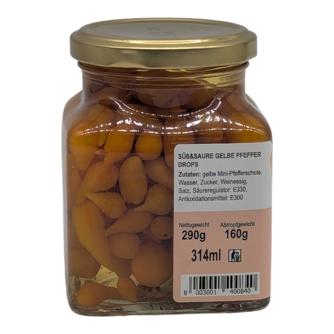Giovagnini: Cappuccetto GIALLE Peppers - Peperoni Tropfen, 290g - Piemont Express