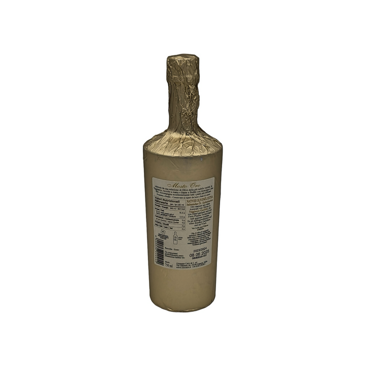 Huile d'olive extra vierge, Calvi "Mosto Oro", feuille d'or, 750 ml