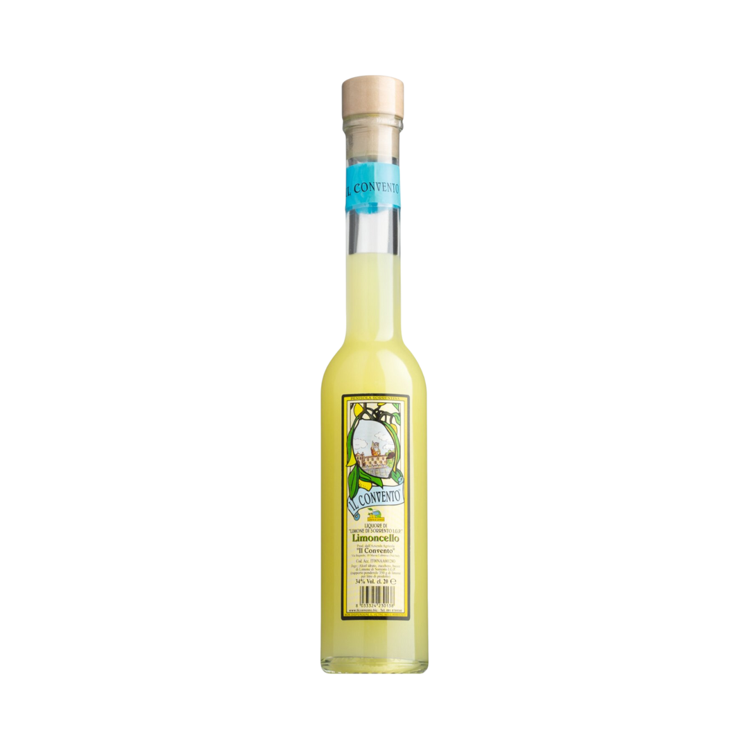 Il Convento: Limoncello, Zitronenlikör, 32% vol., 200 ml - Piemont Express