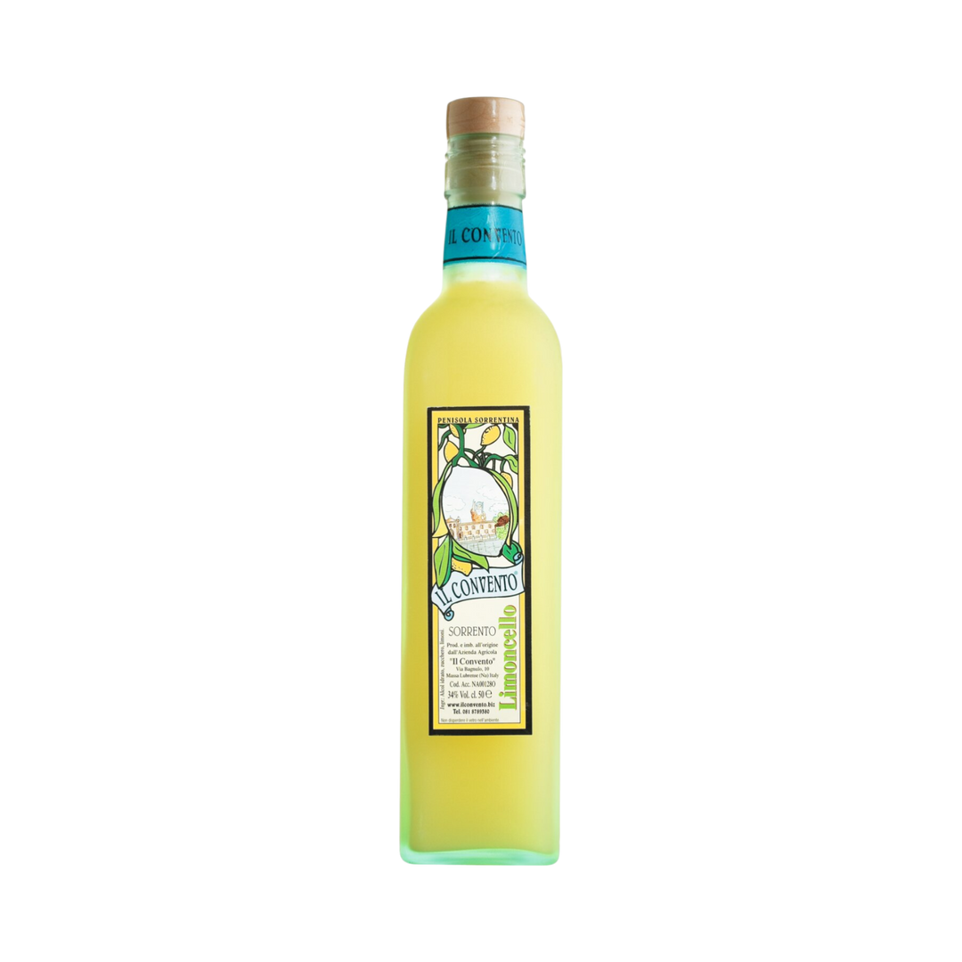 Il Convento: Limoncello, Zitronenlikör, 32% vol., 500 ml - Piemont Express