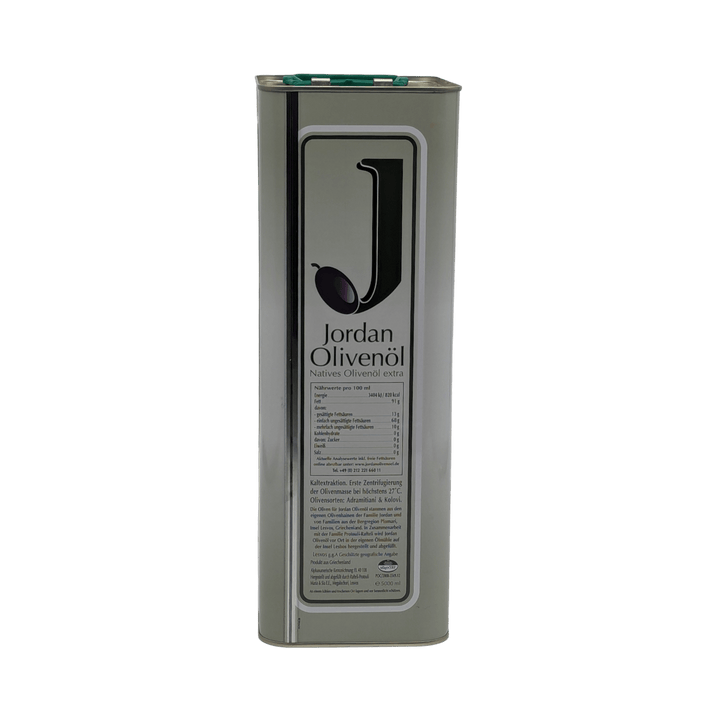 Jordan Olivenöl: Natives Olivenöl extra, Kanister, 5,00 Liter