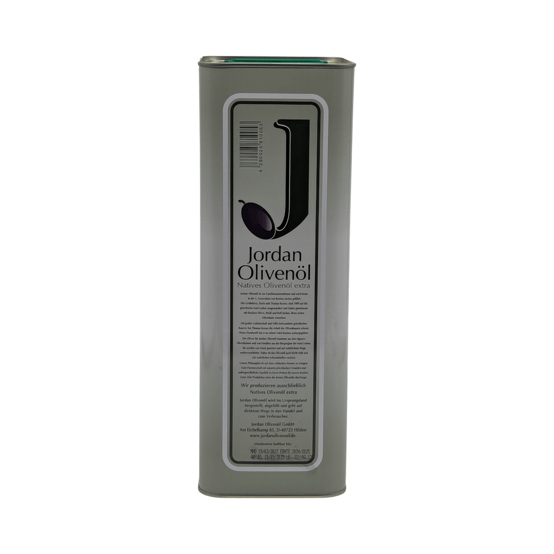 Jordan Olivenöl: Natives Olivenöl extra, Kanister, 5,00 Liter
