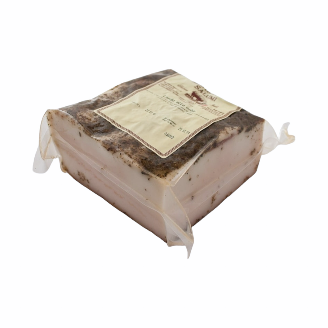 Lardo - fatty bacon (approx. 0.45 kg; vacuum-packed), Montalcino Salumi