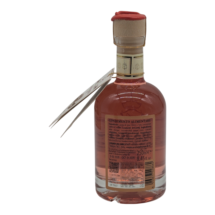Leonardi: Alba Rosa - Condimento Balsamico Rose, 250 ml
