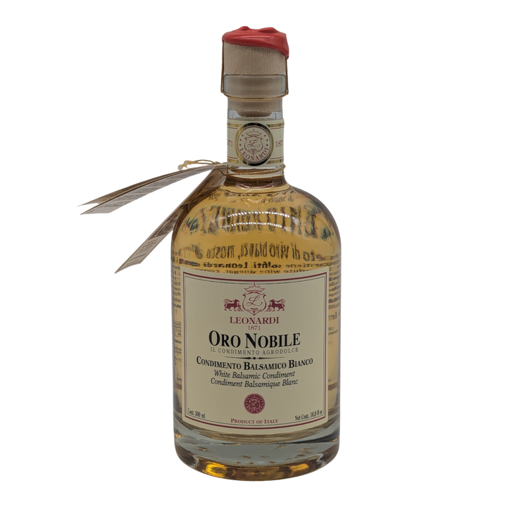 Leonardi: Balsamico Bianco "Oro Nobile", 4 Jahre, Eichenholzfass, 500 ml