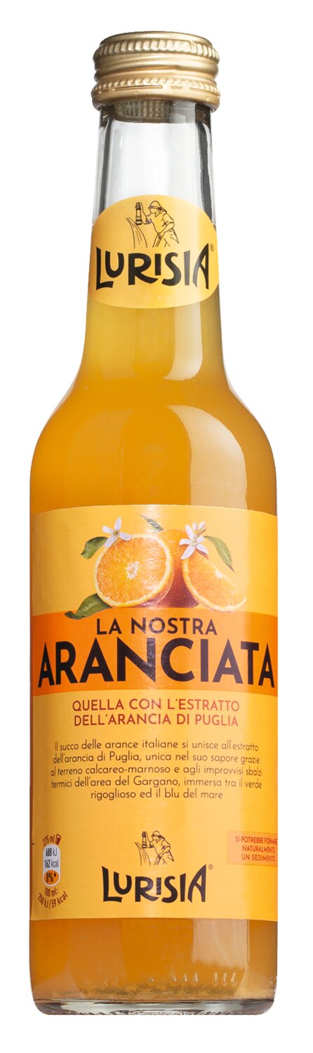 Lurisia: Aranciata - Orangenlimonade, 4x 275 ml - in OVP