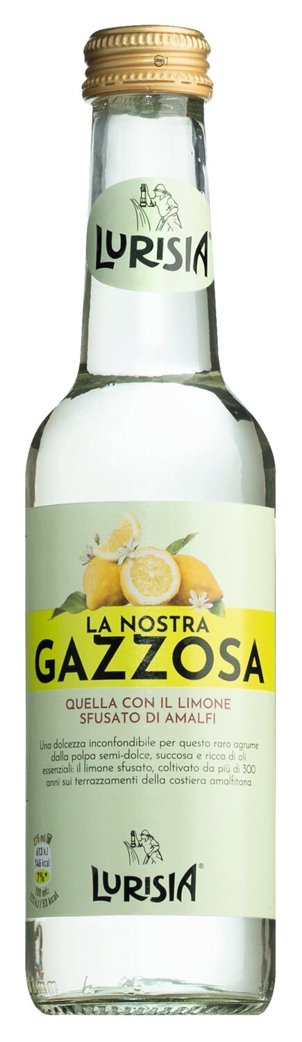 Lurisia: Gazzosa - Zitronenlimonade, 4x 275 ml - in OVP