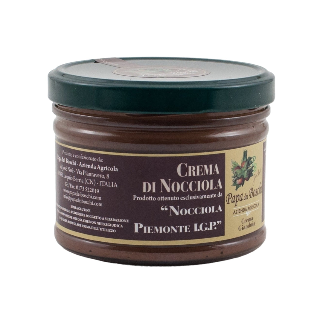 Papa dei Boschi: Piedmontese Hazelnut Chocolate Cream - Crema Gianduia, 500g