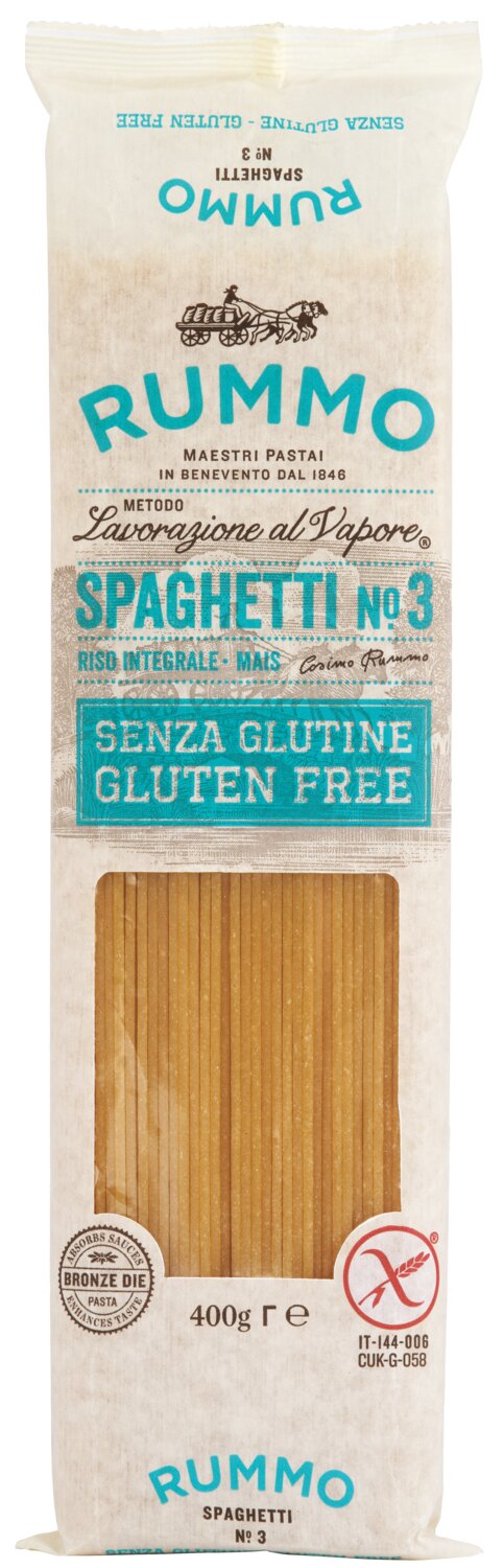 Rummo: Spaghetti N°3, senza glutine, 400g