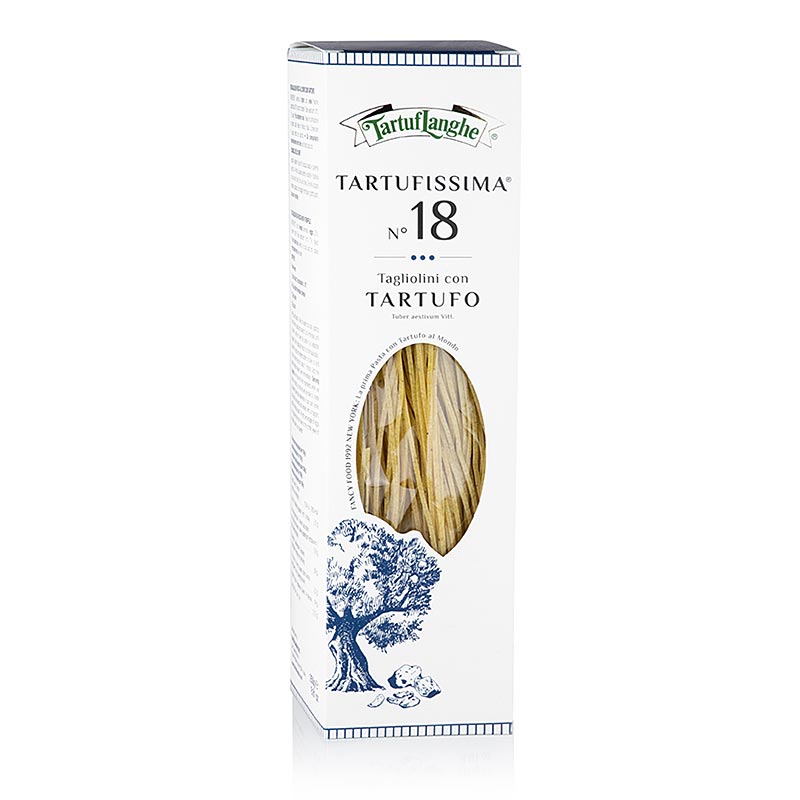 Tartuflanghe: Trüffel-Nudeln, Tagliolini, mit 7% Sommertrüffel, No. 18, 250g