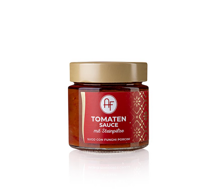 Appennino: Sugo con funghi porcino - tomato and porcini mushroom sauce, 200 g, formerly Amerigo