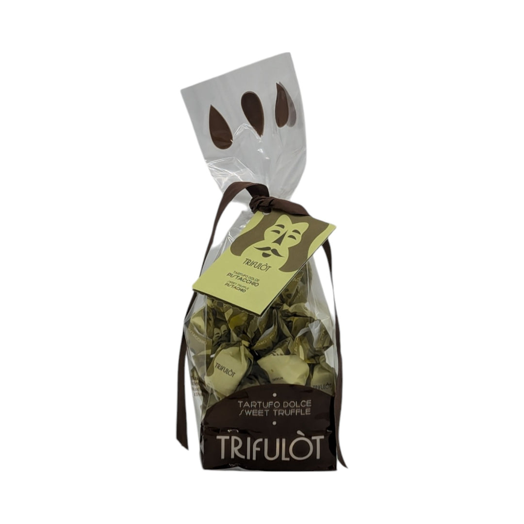 Tartuflanghe : Pralinés aux truffes - Tartufi dolci d'Alba aux pistaches 180g