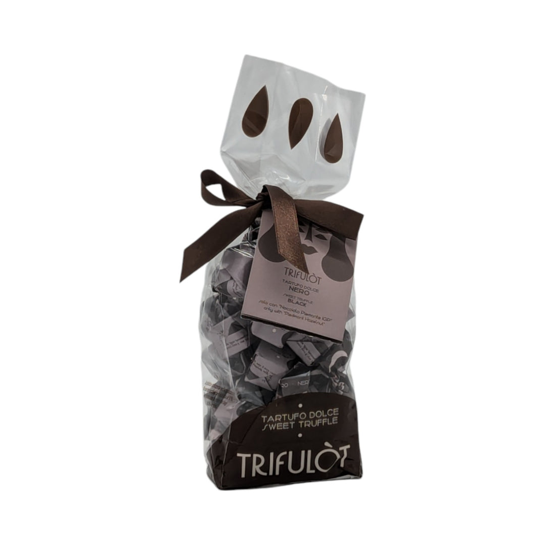 Tartuflanghe : Pralinés aux truffes - Tartufi dolci d'Alba au chocolat noir 180g