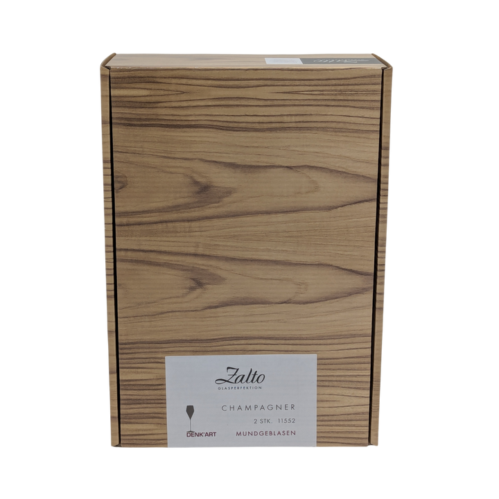 Zalto: Denk'Art Champagner Glas, 220 ml, mundgeblasen, im Geschenkkarton, 2 St