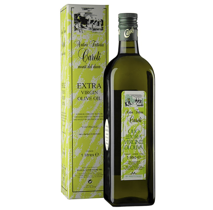 Caroli: Extra virgin olive oil, "Antica Fattoria", 1st pressing, 1 l