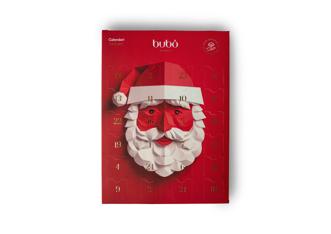 Bubo: Calendario dell'Avvento Babbo Natale - Calendario de Adviento Papá Noel