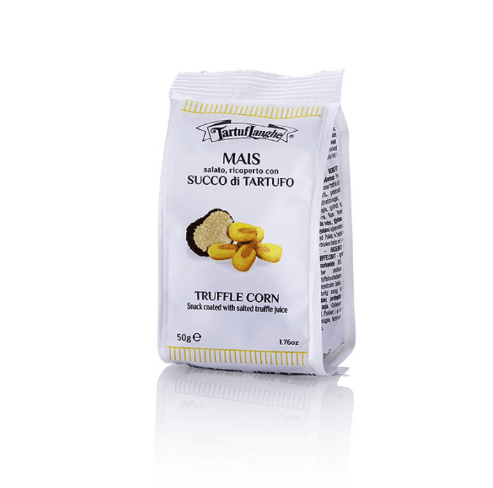 Tartuflanghe: Bar snack Crispy corn covered with truffle juice, 50 g